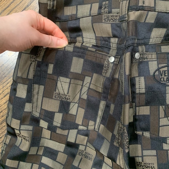 Like New Versace Vintage Women’s High Rise Pants Size 24 Made in Italy - Picture 7 of 10